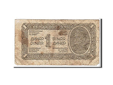 Banknot, Jugosławia, 1 Dinar, 1944, KM:48a, VG(8-10)