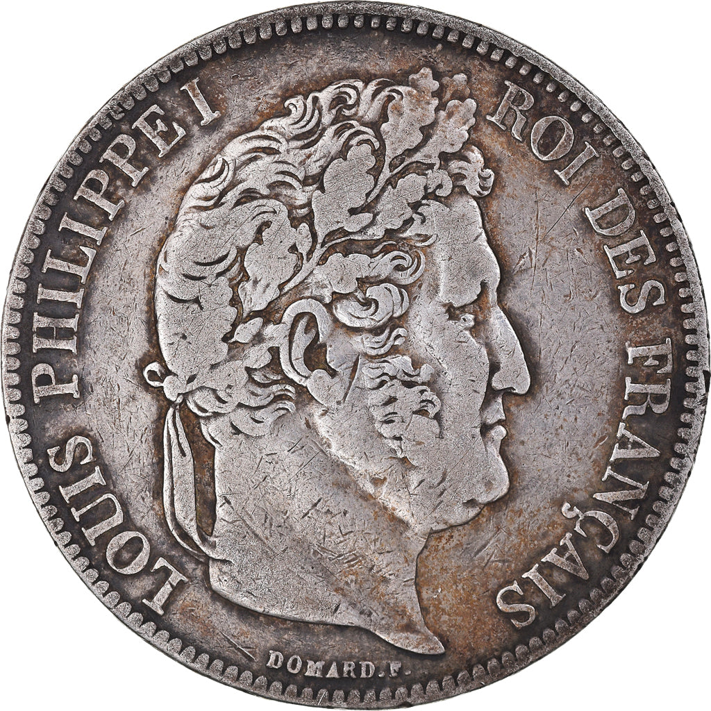 Monnaie, France, Louis-Philippe, 5 Francs, 1839, Bordeaux, TB+, Argent, KM:749.7