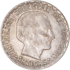 Coin, Uruguay, 50 Centesimos, 1943, Santiago, EF(40-45), Silver, KM:31
