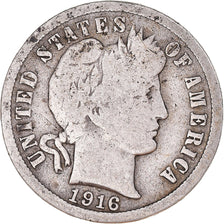 United States, Barber Dime, Dime, U.S. Mint, Philadelphia, Silver, KM:113