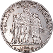 Coin, France, Hercule, 5 Francs, 1873, Paris, AU(50-53), Silver, KM:820.1