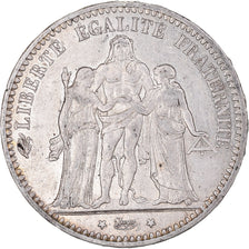 Coin, France, Hercule, 5 Francs, 1873, Paris, AU(50-53), Silver, KM:820.1