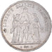 Coin, France, Hercule, 5 Francs, 1873, Paris, AU(50-53), Silver, KM:820.1