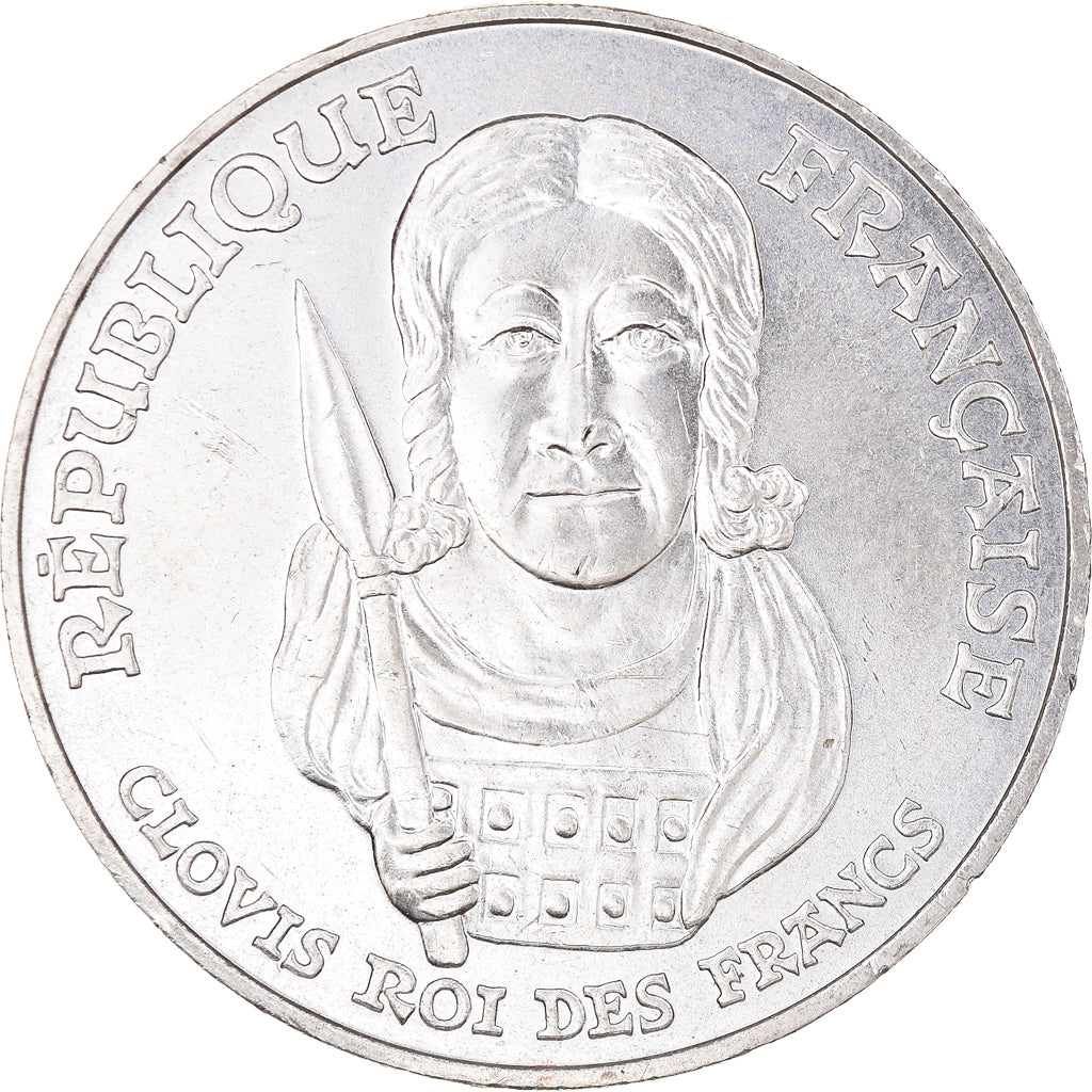 Monnaie, France, Clovis, 100 Francs, 1996, SUP+, Argent, Gadoury:953, KM:1180