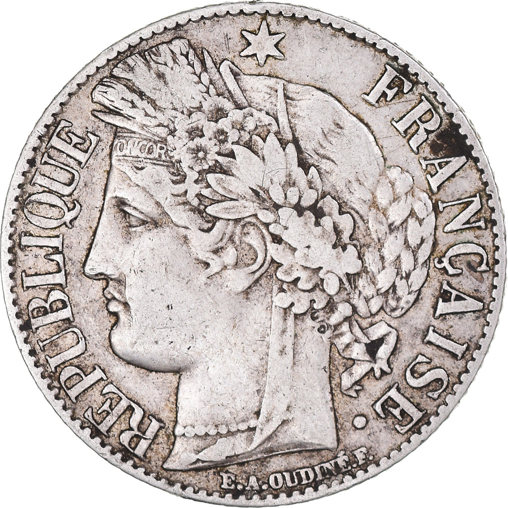 Monnaie, France, Cérès, Franc, 1887, Paris, TTB, Argent, Gadoury:465a