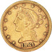 Münze, Vereinigte Staaten, Coronet Head, $5, Half Eagle, 1881, U.S. Mint