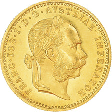 Monnaie, Autriche, Franz Joseph I, Ducat, 1915, Refrappe, SPL, Or, KM:2267