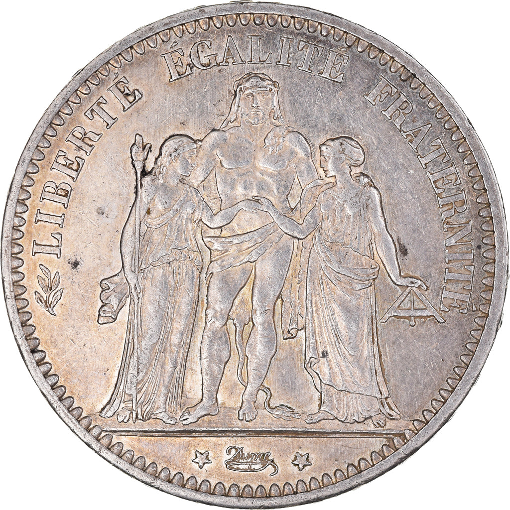 Münze, Frankreich, Hercule, 5 Francs, 1873, Paris, VZ, Silber, KM:820.1