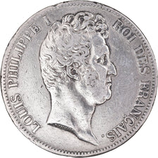 Coin, France, Louis-Philippe, 5 Francs, 1831, Lille, EF(40-45), Silver