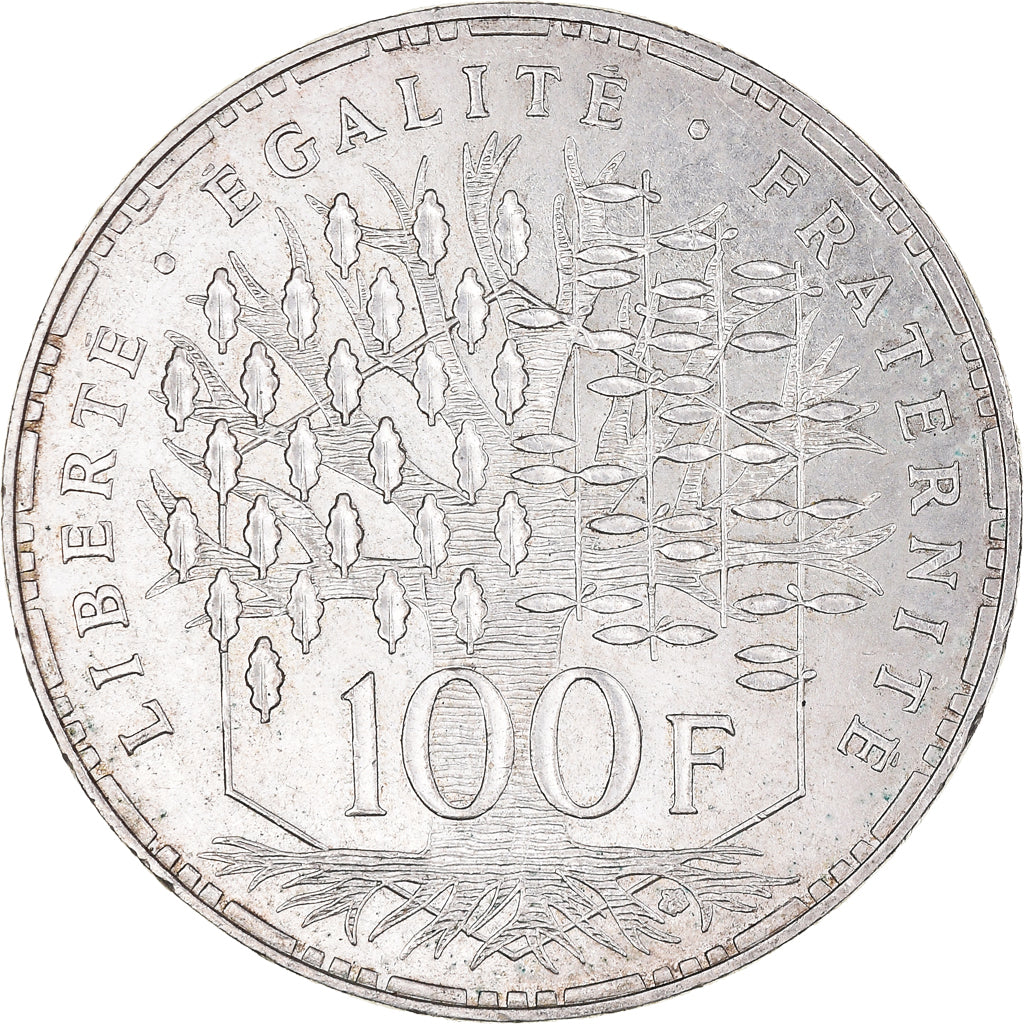 Coin, France, Panthéon, 100 Francs, 1984, Paris, MS(60-62), Silver, KM:951.1