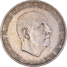 Moneta, Spagna, Caudillo and regent, 100 Pesetas, 1966, Madrid, BB, Argento