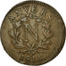 Moneta, TERYTORIA FRANCUSKIE, ANTWERP, 10 Centimes, 1814, Antwerp, VF(30-35)