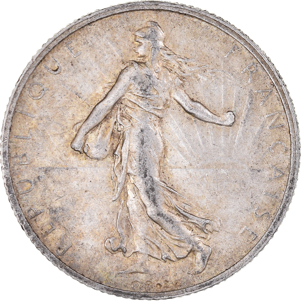 Münze, Frankreich, Semeuse, 2 Francs, 1914, Castelsarrasin, VZ, Silber