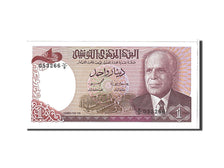 Tunisia, 1 Dinar, 1980, KM #74, AU(55-58), B9053266