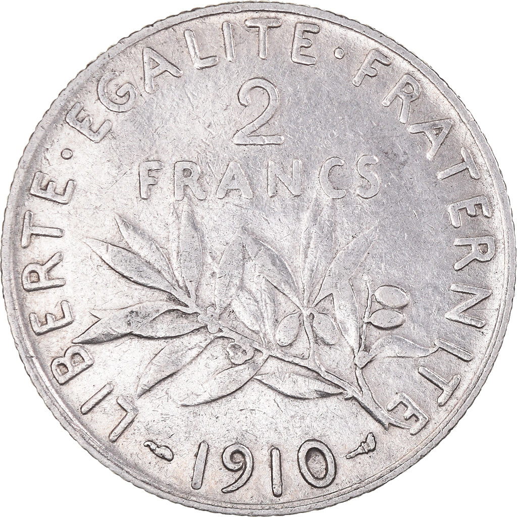 Münze, Frankreich, Semeuse, 2 Francs, 1910, Paris, SS+, Silber, KM:845.1
