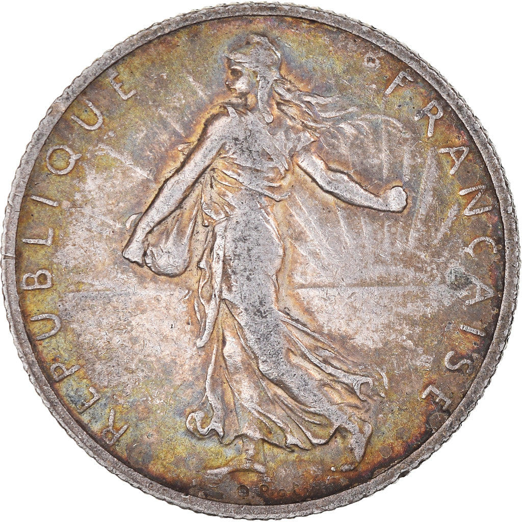 Moneta, Francia, Semeuse, 2 Francs, 1912, Paris, SPL-, Argento, KM:845.1