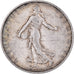 Moneta, Francia, Semeuse, 2 Francs, 1912, Paris, BB, Argento, KM:845.1
