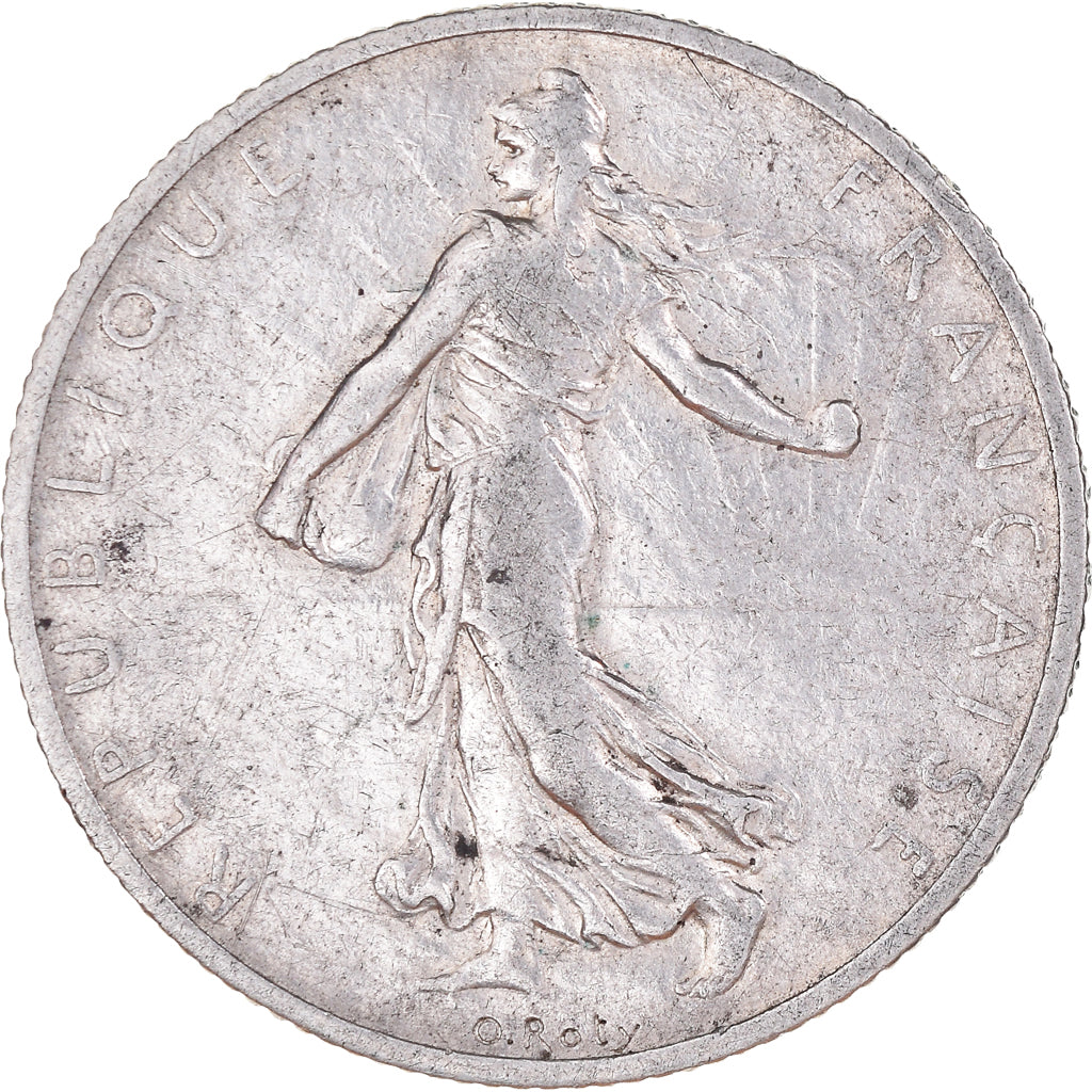 Münze, Frankreich, Semeuse, 2 Francs, 1909, Paris, SS, Silber, KM:845.1