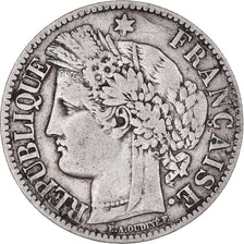 Monnaie, France, Cérès, 2 Francs, 1871, Paris, TTB, Argent, Gadoury:530