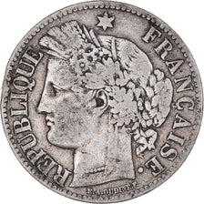 Monnaie, France, Cérès, 2 Francs, 1881, Paris, TB+, Argent, Gadoury:530a