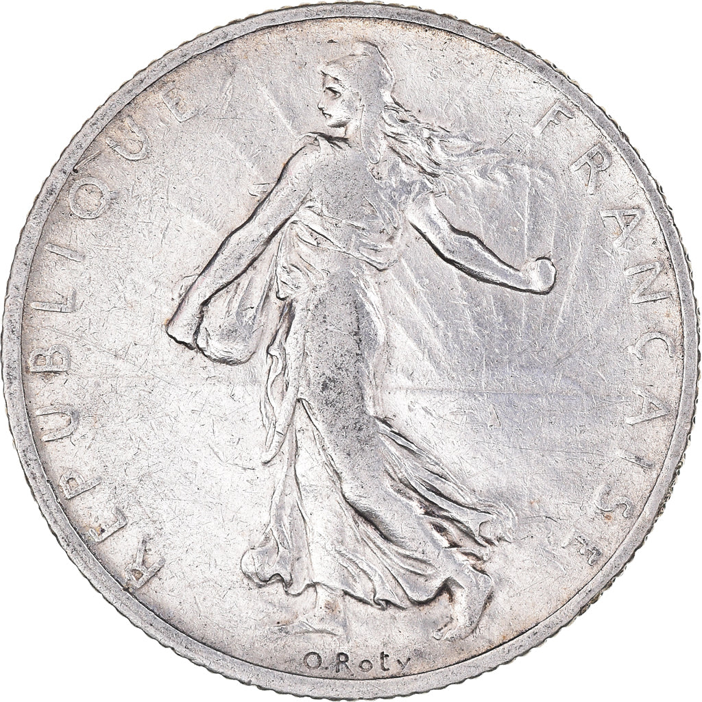 Münze, Frankreich, Semeuse, 2 Francs, 1909, Paris, SS+, Silber, KM:845.1