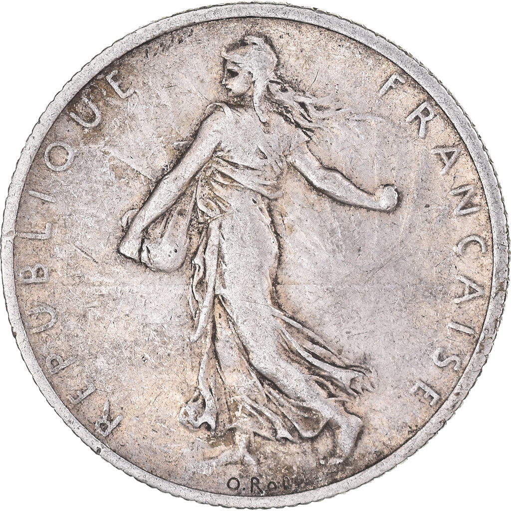 Munten, Frankrijk, Semeuse, 2 Francs, 1905, Paris, ZF, Zilver, KM:845.1