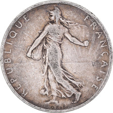 Moeda, França, Semeuse, 2 Francs, 1898, Paris, EF(40-45), Prata, KM:845.1