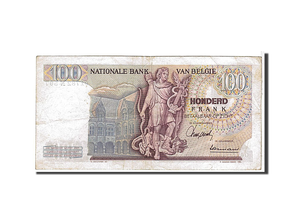 Banknote, Belgium, 100 Francs, 1964, KM:134a, EF(40-45)