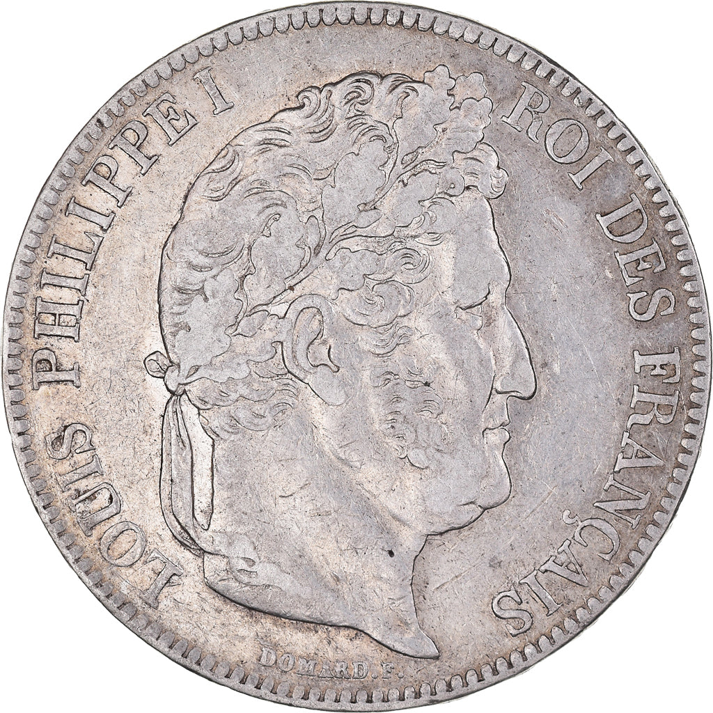Moneta, Francia, Louis-Philippe, 5 Francs, 1836, Lille, BB, Argento, KM:749.13