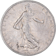 Moneda, Francia, Semeuse, 2 Francs, 1912, MBC, Plata, KM:845.1, Gadoury:532
