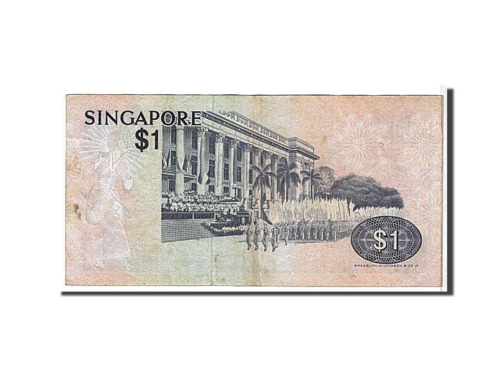 Singapore, 1 Dollar, 1976, KM #9, EF(40-45), E21737411