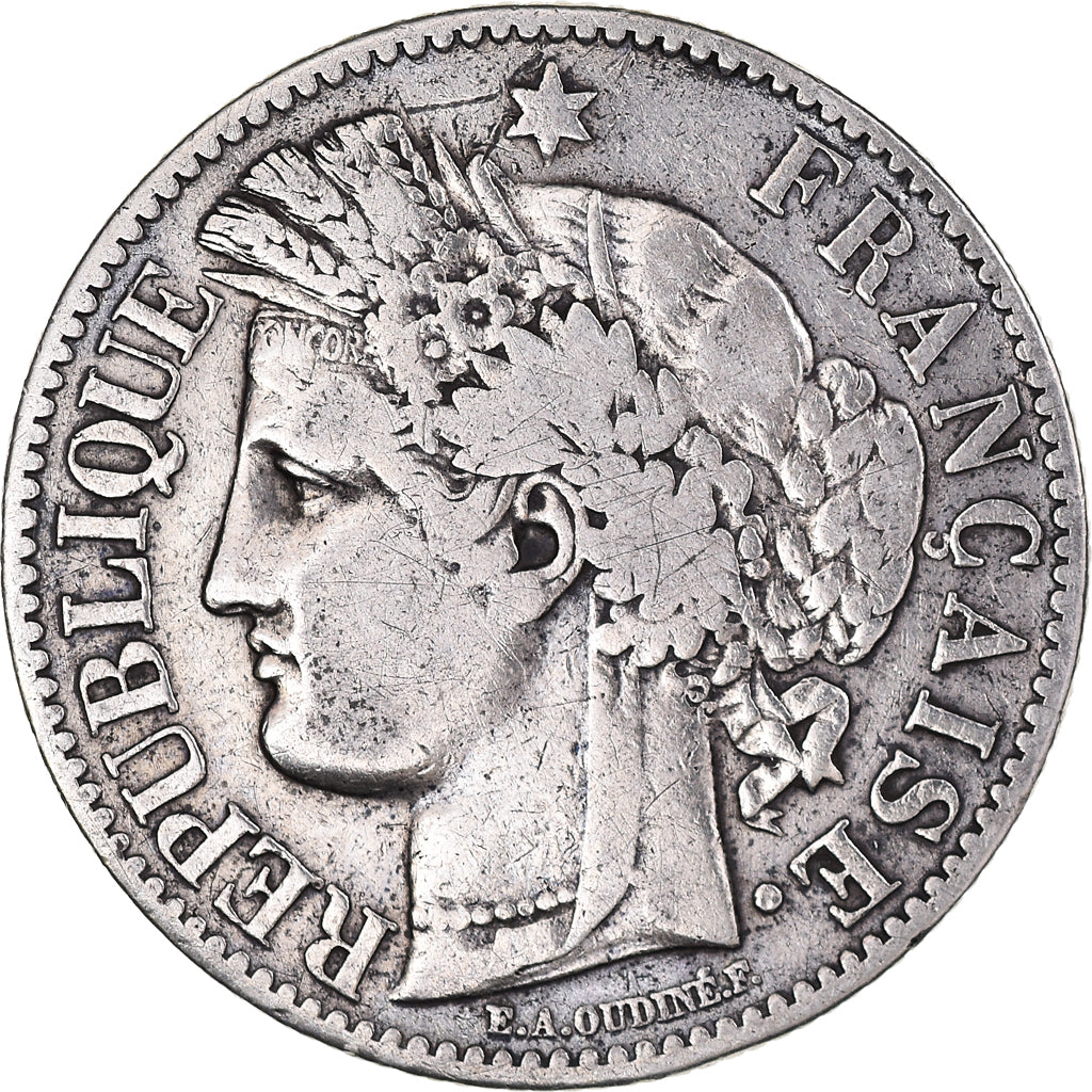 Munten, Frankrijk, Cérès, 2 Francs, 1894, Paris, FR+, Zilver, KM:817.1