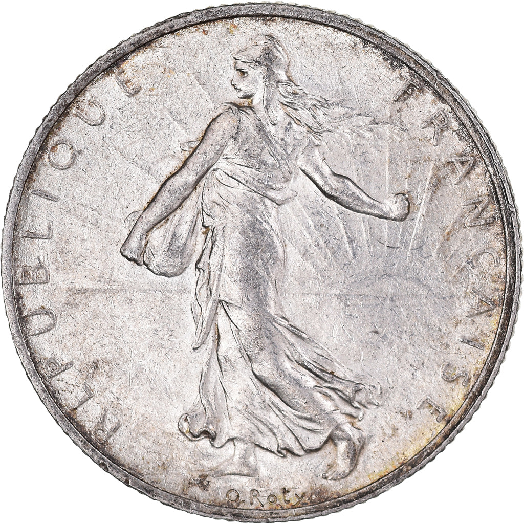 Monnaie, France, Semeuse, 2 Francs, 1908, Paris, TTB+, Argent, Gadoury:532