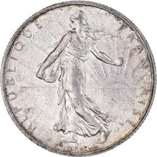 Monnaie, France, Semeuse, 2 Francs, 1908, Paris, TTB+, Argent, Gadoury:532