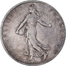 Moeda, França, Semeuse, 2 Francs, 1898, Paris, EF(40-45), Prata, KM:845.1