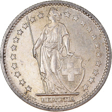 Coin, Switzerland, 2 Francs, 1967, Bern, MS(60-62), Silver, KM:21