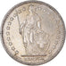 Coin, Switzerland, 2 Francs, 1967, Bern, MS(60-62), Silver, KM:21