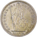 Coin, Switzerland, 2 Francs, 1963, Bern, EF(40-45), Silver, KM:21