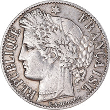 Coin, France, Cérès, Franc, 1888, Paris, EF(40-45), Silver, KM:822.1, Le