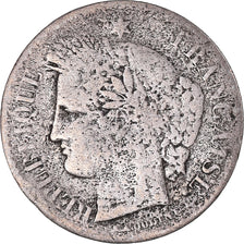 Moeda, França, Cérès, 20 Centimes, 1850, Paris, VF(20-25), Prata, KM:758.1