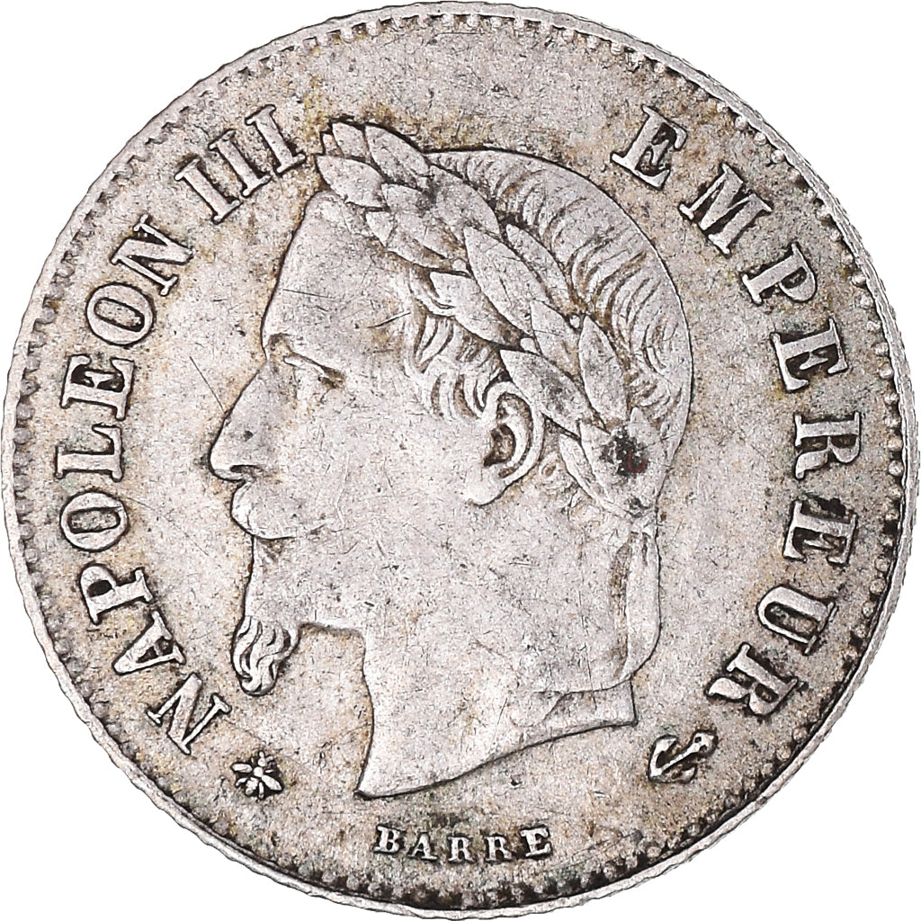 Coin, France, Napoleon III, Napoléon III, 20 Centimes, 1866, Paris, VF(30-35)
