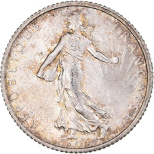 Coin, France, Semeuse, Franc, 1916, Paris, MS(65-70), Silver, KM:844.1