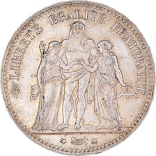 Coin, France, Hercule, 5 Francs, 1876, Paris, EF(40-45), Silver, KM:820.1