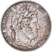 Moeda, França, Louis-Philippe, 5 Francs, 1847, Paris, VF(30-35), Prata