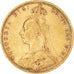 Moneta, Wielka Brytania, Victoria, Sovereign, 1890, EF(40-45), Złoto, KM:767