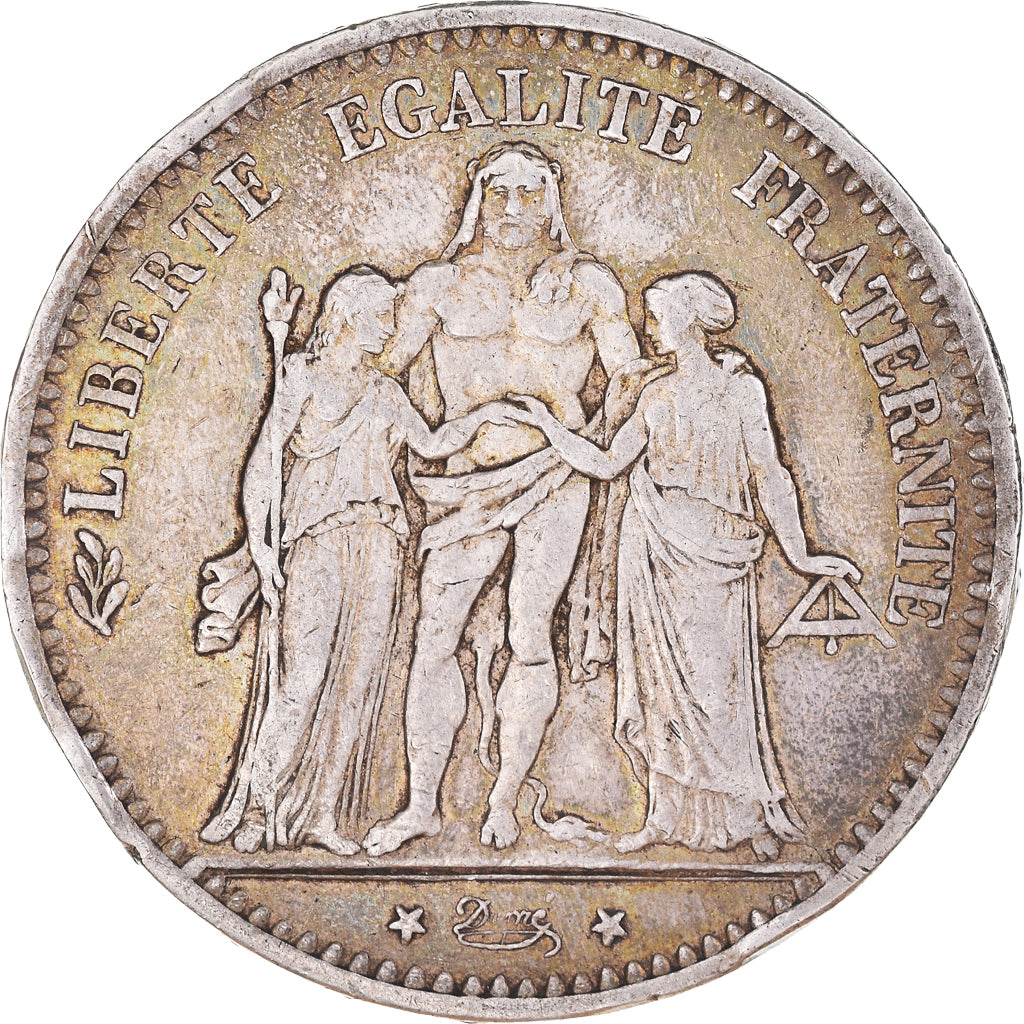 Coin, France, Hercule, 5 Francs, 1875, Paris, EF(40-45), Silver, KM:820.1