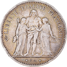 Coin, France, Hercule, 5 Francs, 1875, Paris, EF(40-45), Silver, KM:820.1