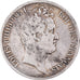 Moneda, Francia, Louis-Philippe, 5 Francs, 1831, Lille, BC+, Plata, KM:735.13
