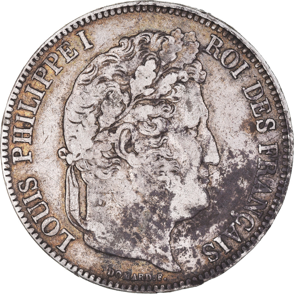 Coin, France, Louis-Philippe, 5 Francs, 1834, Paris, VF(20-25), Silver