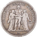 Monnaie, France, Hercule, 5 Francs, 1849, Paris, TB+, Argent, Gadoury:683
